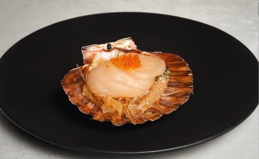 Half Shell Scallop with Jellyfish