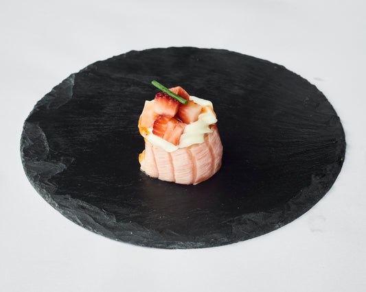 Salmon strawberry Gunkan Maki